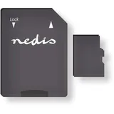 Nedis Speicherkarte - microSDXC - 128 GB - Schreibegeschwindigkeit: 90 MB/s - Lesegeschwindigkeit: 45 MB/s - UHS-I - SD Adapter enthalten