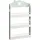 [en.casa] Kinderregal Vipsali 106 x 60 x 12 cm MDF mintgrün/weiß