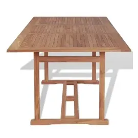 vidaXL Teak Gartentish 180 x 90 x 75 cm natur