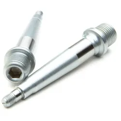 Race Face Pedal Achsen Kit Chester Silber Modell Aktion