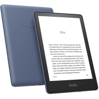 Amazon Kindle Paperwhite Signature Edition with Special Offers (2021) (6.81", (32 GB) Denim Blue), eReader, blau 32GB, ohne Werbung (53-027474)