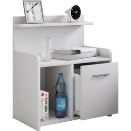 VCM Nachttisch Nilasa 47 x 29 x 60 cm Weiß
