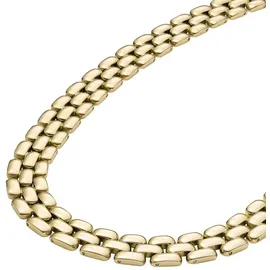 Fossil Arden JF04783710 Collier en Acier inoxydable Pour Femme Doré, Length: 406mm+50mm, Width: 14.1mm, Acier inoxydable, Pas de gemme