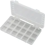 TRU Components Sortimentskasten Kunststoff 195 x 100 x 13 mm transparent