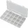 TRU Components Sortimentskasten Kunststoff 195 x 100 x 13 mm transparent