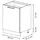 Vicco Unterschrank Fame-Line 60 x 51,6 x 82 cm Weiß