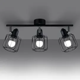 Sollux Beluci 3 3xE14 schwarz Metall