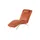 KOINOR Liege Jonas Leder 70 x 95 x 175 cm Orange elektrisch mit Kissen