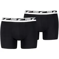 Puma Everyday Multi Logo Boxershorts schwarz/mehrfarbig L 2er Pack