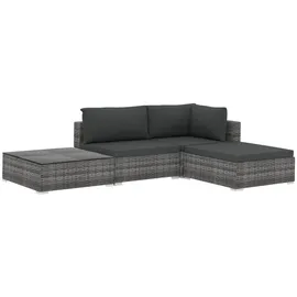 vidaXL Lounge-Set grau 46779
