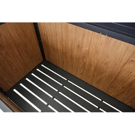 Siena Garden Kissenbox 181 x 79 x 75 cm woodlook braun