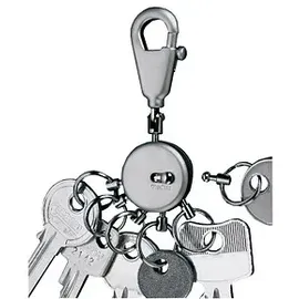 Troika® Schlüsselanhänger PATENT silber