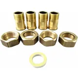 WOLF-Garten Wolf Anschluss-Set Fittings 1"-schraubanschluss (Ms AG) für Sl-32