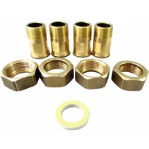 WOLF-Garten Wolf Anschluss-set Fittings 1"-schraubanschluss (Ms AG) für Sl-32
