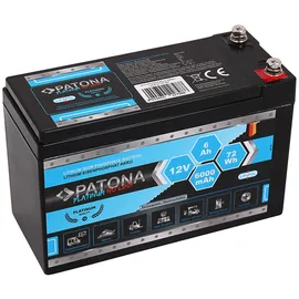 PATONA Platinum LiFePO4 Akku 12V 6Ah 72Wh 6000mAh