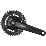 Shimano FC-MT101 Fahrradkurbel 2x9 Kurbelgarnitur 36-22 Zähne Kettenradgarnitur Fahrrad Kurbel Garnitur 170 mm