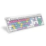 Logickeyboard LKB-FCPX10-CWMU-UK - Standard - Verkabelt - USB - Mechanischer Switch - QWERTY UK Englisch Mehrfarbig