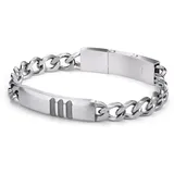 FYNCH-HATTON Curb Chain Armband silber 18,5 cm