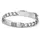 FYNCH-HATTON Curb Chain Armband silber 18,5 cm