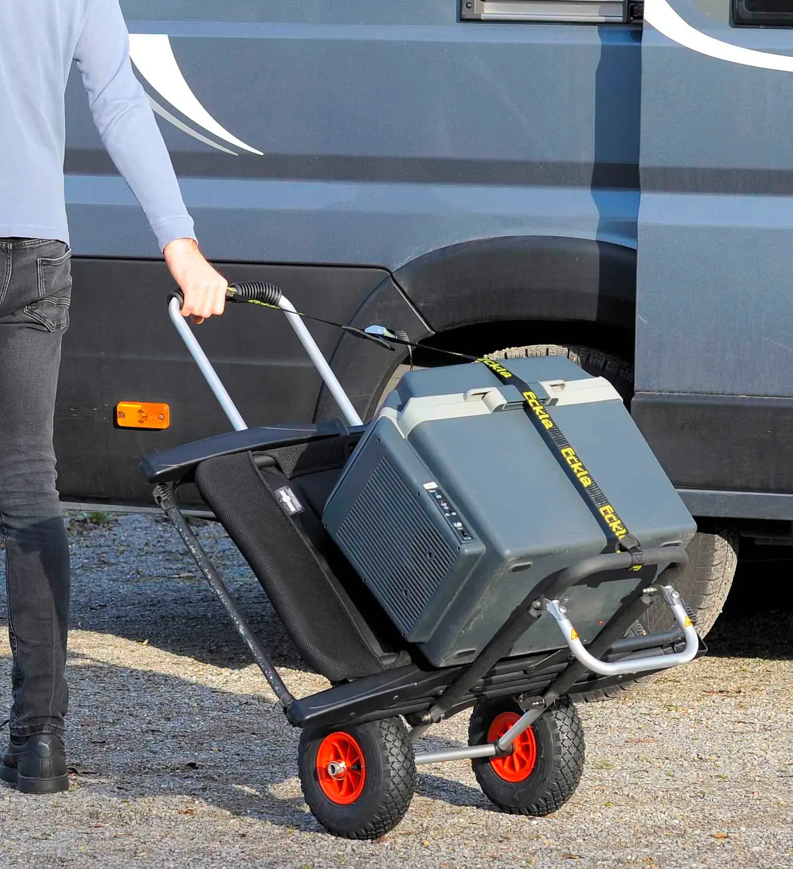 Eckla Campingboy 2 Transportwagen mit pannensicherem Rad 200 mm