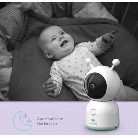 TrueLife NannyCam R7 Dual Smart TLNCR7DS Babyphone mit Kamera, WLAN 2.4 GHz