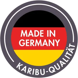 Karibu Klettergerüst Doppelschaukel Felix mit Rutsche Anthrazit