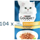 104 x 85 g Gourmet Perle Erlesene Streifen (€ 7,57/kg) mit Truthahn in Sauce