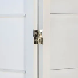 Homestyle4u Paravent Raumteiler 3 teilig Holz Weiß cm |