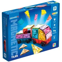 Geomagworld SA Geomag Magnetic Tiles Gems Vehicles 24-tlg.