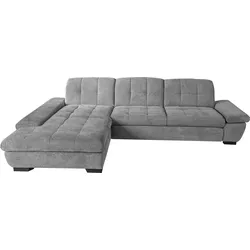 Ecksofa ALINA "Salima", grau (grau gfs 79), B:271cm H:90cm T:204cm, Sofas, Inklusive Rückenlehnenverstellung