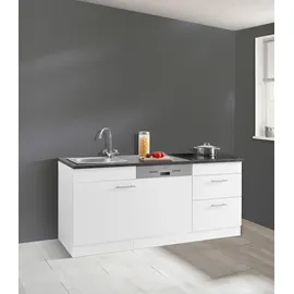 OPTIFIT Küchenzeile Mini 180 cm weiß