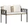 vidaXL 2-Seater 116 x 56 x 75 cm Braun