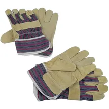 Brüder Mannesmann Werkzeuge Brüder Mannesmann M41702 Schweinsspaltleder Arbeitshandschuh Größe (Handschuhe): Universalgröße
