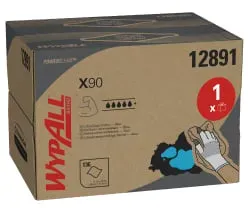 WypAll® X90 Wischtücher, 2-lagig, 42,7 x 28,2 cm 12891 , 1 Bragbox = 136 Tücher