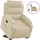 vidaXL Relaxsessel mit Aufstehhilfe Elektrisch Polyester 148 x 79,5 x 0 cm Creme