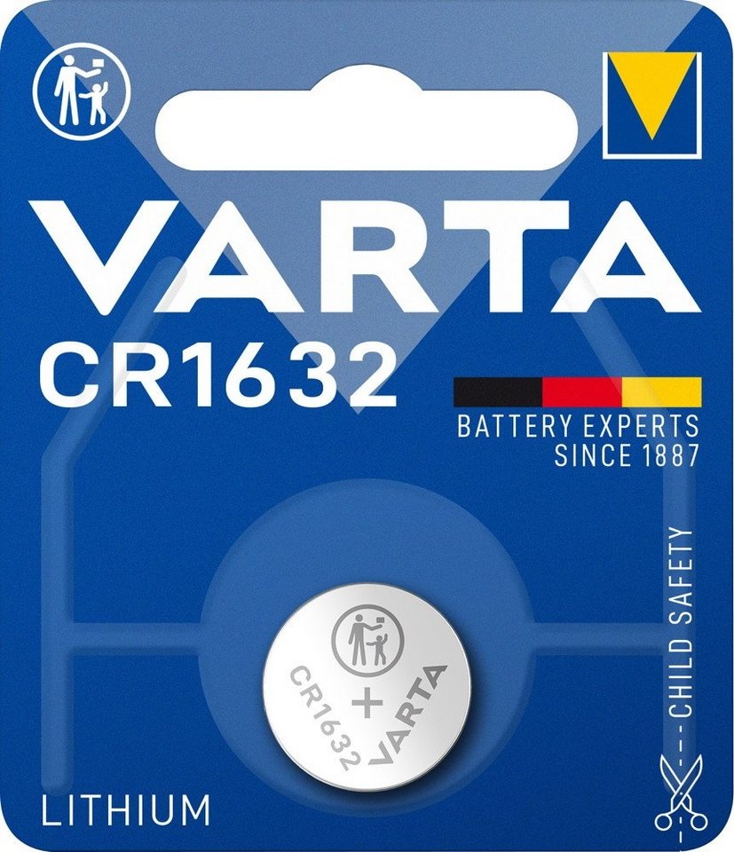 VARTA 1 Varta 6632 Professional CR 1632 Lithium Knopfzelle Blister Knopfzelle