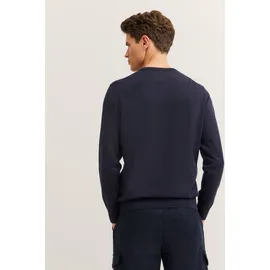 Bugatti Rundhalspullover Blau XL