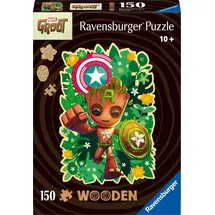 Ravensburger Wooden Puzzle 150 Teile - Marvel Groot