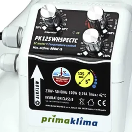 Prima Klima PK125-WHSP EC-TC | 800m3h | Ø125mm | klima geregelt