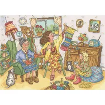 Bothy Threads The Home Of Happy Stitching Kreuzstich Stickpackung, Stricken und plaudern