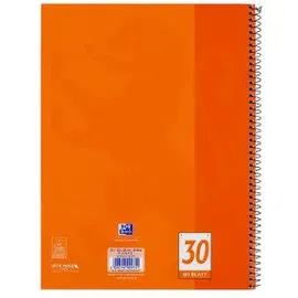 Oxford Collegeblock Schule Lineatur 30 blanko DIN A4 Innenrand, 1 Block