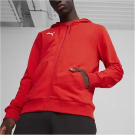 Puma teamGOAL Casuals Hooded Jacket puma Red-Puma white L
