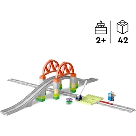 LEGO DUPLO 10426 Eisenbahnbrücke und Schienen - Erweiterungsset