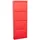 VCM Pisa 4 Klappen 100 x 80 x 35 cm rot / rot