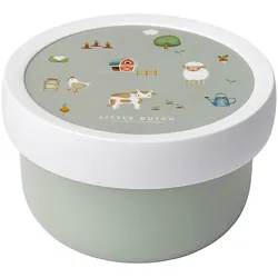 MEPAL Fruchtbox für Kinder CAMPUS Snackbox 0,3 Liter LITTLE DUTCH Little Farm