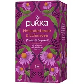 Pukka Holunderbeere & Echinacea Teebeutel 20 x 2 g