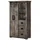 Massivmoebel24 Schrank Mango 100 x 175 x 45 cm Grau