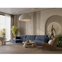 Fun Möbel Ecksofa Designersofa MADISON Stoff Tender Way Blau