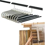 9-lagige, Faltbare Hosenbügel, Platzsparend, Multifunktional, Für Hosen, Schals Und Jeans