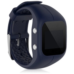 kwmobile Uhrenarmband, Armband kompatibel mit Polar A300 - Ersatzarmband Fitnesstracker - Fitness Band Silikon blau